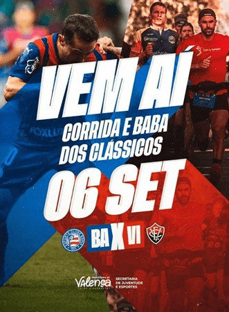 Corrida e Baba dos Clássicos acontecem neste domingo em Valença